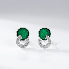 Natural Jade Earrings Silver Jadeite Earrings
