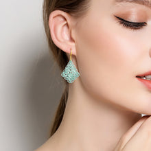Natural Jade Earrings Silver Jadeite Earrings