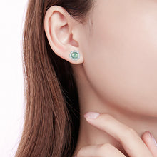Natural Jade Earrings Silver Jadeite Earrings