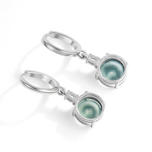 Natural Jade Earrings Silver Jadeite Earrings