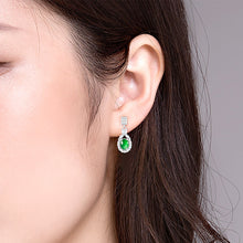 Natural Jade Earrings Silver Jadeite Earrings