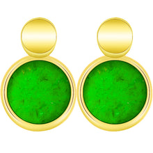 Natural Jade Earrings Silver Jadeite Earrings