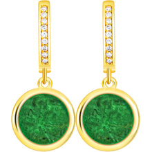 Natural Jade Earrings Silver Jadeite Earrings