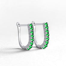 Natural Jade Earrings Silver Jadeite Earrings
