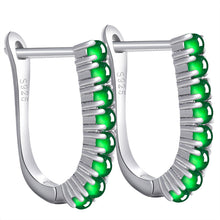 Natural Jade Earrings Silver Jadeite Earrings