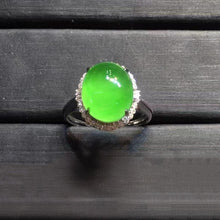 Natural Jade Engagement Ring Jadeite Gold Jade Wedding Ring