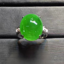 Natural Jade Engagement Ring Jadeite Gold Jade Wedding Ring