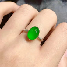 Natural Jade Engagement Ring Jadeite Gold Jade Wedding Ring