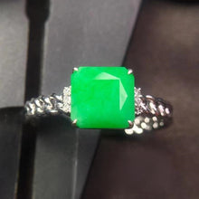 Natural Jade Engagement Ring Jadeite Gold Jade Wedding Ring