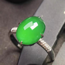 Natural Jade Engagement Ring Jadeite Gold Jade Wedding Ring