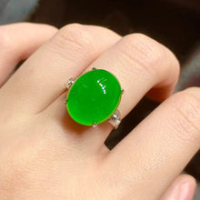 Natural Jade Engagement Ring Jadeite Gold Jade Wedding Ring