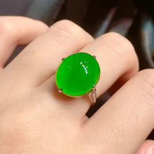 Natural Jade Engagement Ring Jadeite Gold Jade Wedding Ring