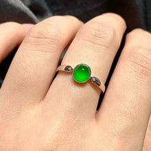 Natural Jade Engagement Ring Jadeite Gold Jade Wedding Ring