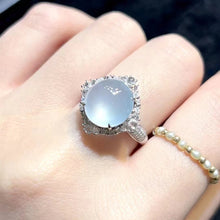 Natural Jade Engagement Ring Jadeite Gold Jade Wedding Ring