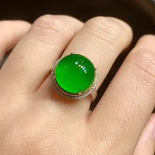 Natural Jade Engagement Ring Jadeite Gold Jade Wedding Ring