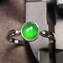 Natural Jade Engagement Ring Jadeite Gold Jade Wedding Ring