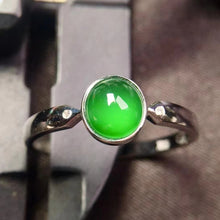 Natural Jade Engagement Ring Jadeite Gold Jade Wedding Ring