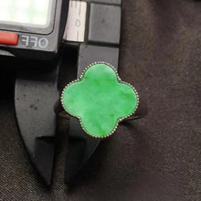Natural Jade Engagement Ring Jadeite Gold Jade Wedding Ring