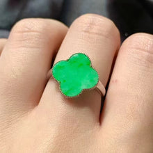 Natural Jade Engagement Ring Jadeite Gold Jade Wedding Ring
