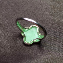 Natural Jade Engagement Ring Jadeite Gold Jade Wedding Ring