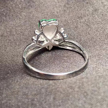 Natural Jade Engagement Ring Jadeite Gold Jade Wedding Ring