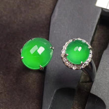 Natural Jade Engagement Ring Jadeite Gold Jade Wedding Ring