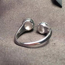 Natural Jade Engagement Ring Jadeite Gold Jade Wedding Ring