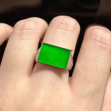 Natural Jade Engagement Ring Jadeite Gold Jade Wedding Ring