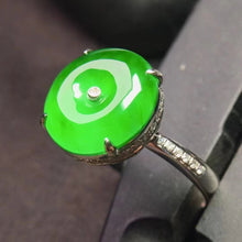 Natural Jade Engagement Ring Jadeite Gold Jade Wedding Ring