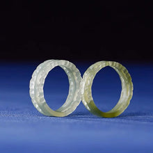 Natural Jade Engagement Ring Nephrite Jade Wedding Ring
