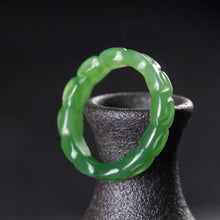 Natural Jade Engagement Ring Nephrite Jade Wedding Ring