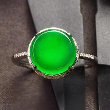 Natural Jade Engagement Ring Jadeite Gold Jade Wedding Ring