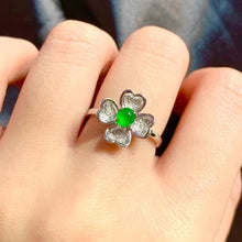 Natural Jade Engagement Ring Jadeite Gold Jade Wedding Ring
