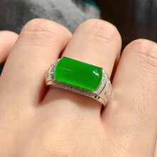 Natural Jade Engagement Ring Jadeite Gold Jade Wedding Ring