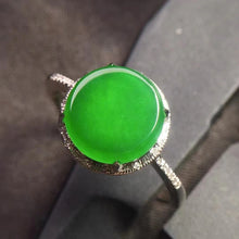 Natural Jade Engagement Ring Jadeite Gold Jade Wedding Ring