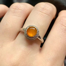 Natural Jade Engagement Ring Jadeite Gold Jade Wedding Ring
