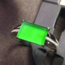 Natural Jade Engagement Ring Jadeite Gold Jade Wedding Ring