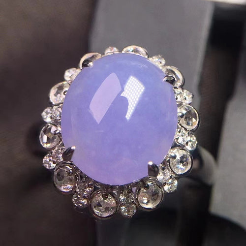 Natural Jade Engagement Ring Jadeite Gold Jade Wedding Ring