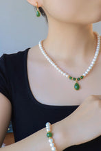 Natural Jade Necklace Pearl Nephrite Necklace