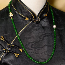 Natural Jade Necklace Pearl Nephrite Necklace