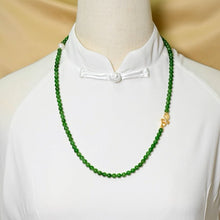 Natural Jade Necklace Pearl Nephrite Necklace