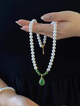Natural Jade Necklace Pearl Nephrite Necklace