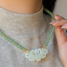 Natural Jade Necklace Phoenix Nephrite Necklace
