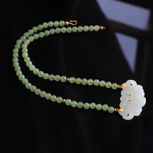 Natural Jade Necklace Phoenix Nephrite Necklace