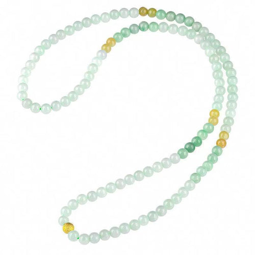 Natural Jade Necklace Silver Jadeite Necklace