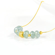 Natural Jade Necklace Silver Jadeite Necklace