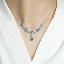 Natural Jade Necklace Silver Jadeite Necklace