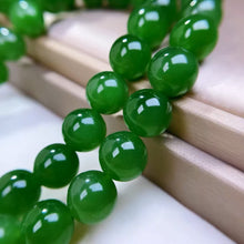 Natural Jade Necklace Silver Nephrite Necklace