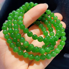 Natural Jade Necklace Silver Nephrite Necklace