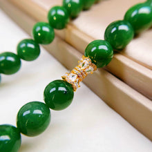 Natural Jade Necklace Silver Nephrite Necklace